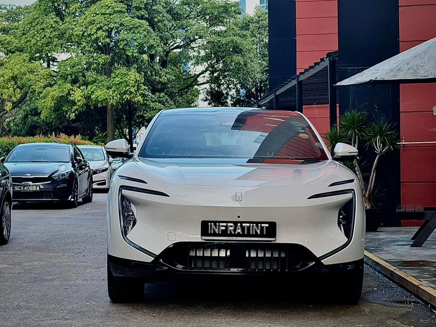 Car with newly tinted windows at Infratint, 5 Jun 2026