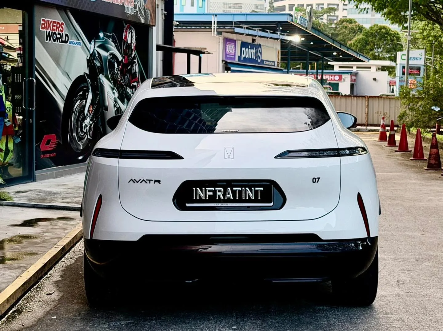 Car with newly tinted windows at Infratint, 5 Jun 2026