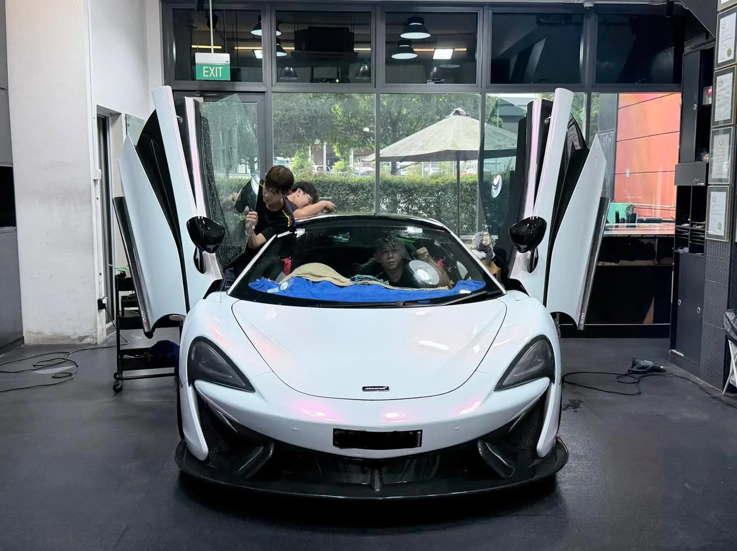 Car with newly tinted windows at Infratint, 10 Jun 2026