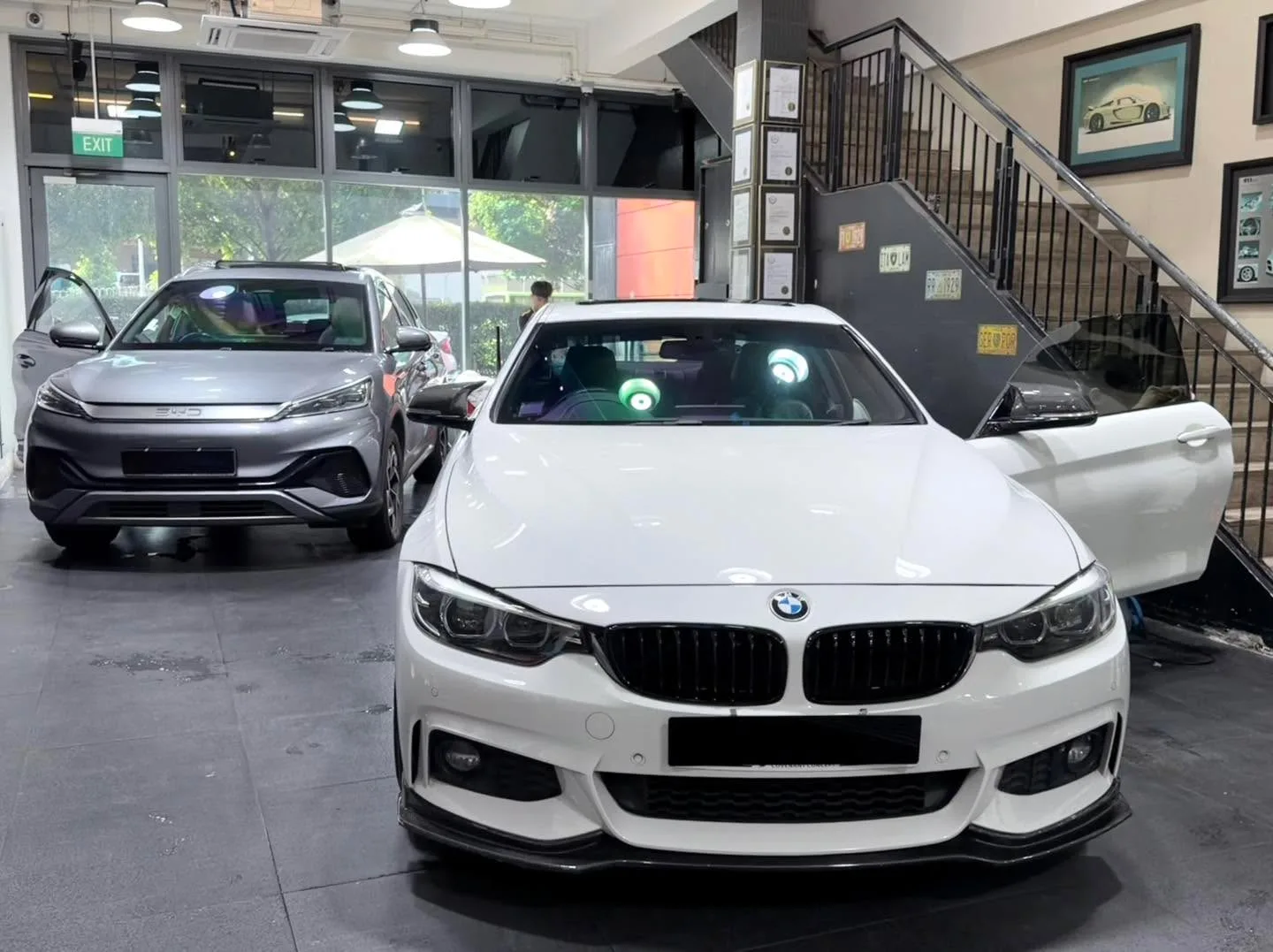 Car with newly tinted windows at Infratint, 29 Jun 2026