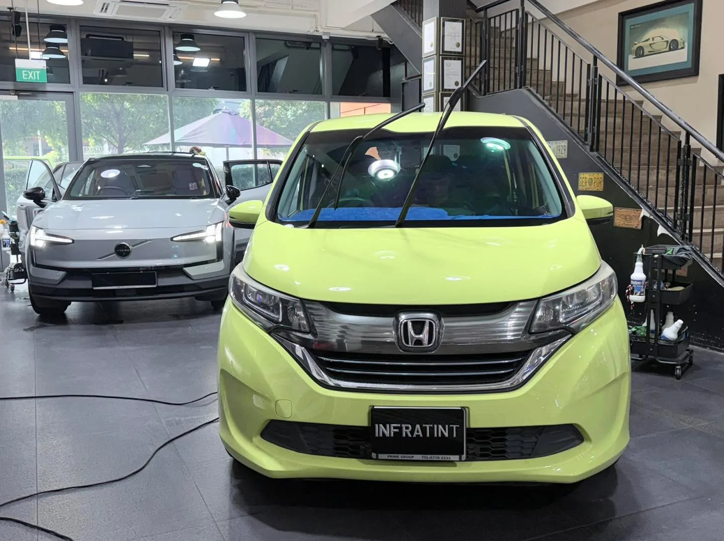 Car with newly tinted windows at Infratint, 10 Jul 2026