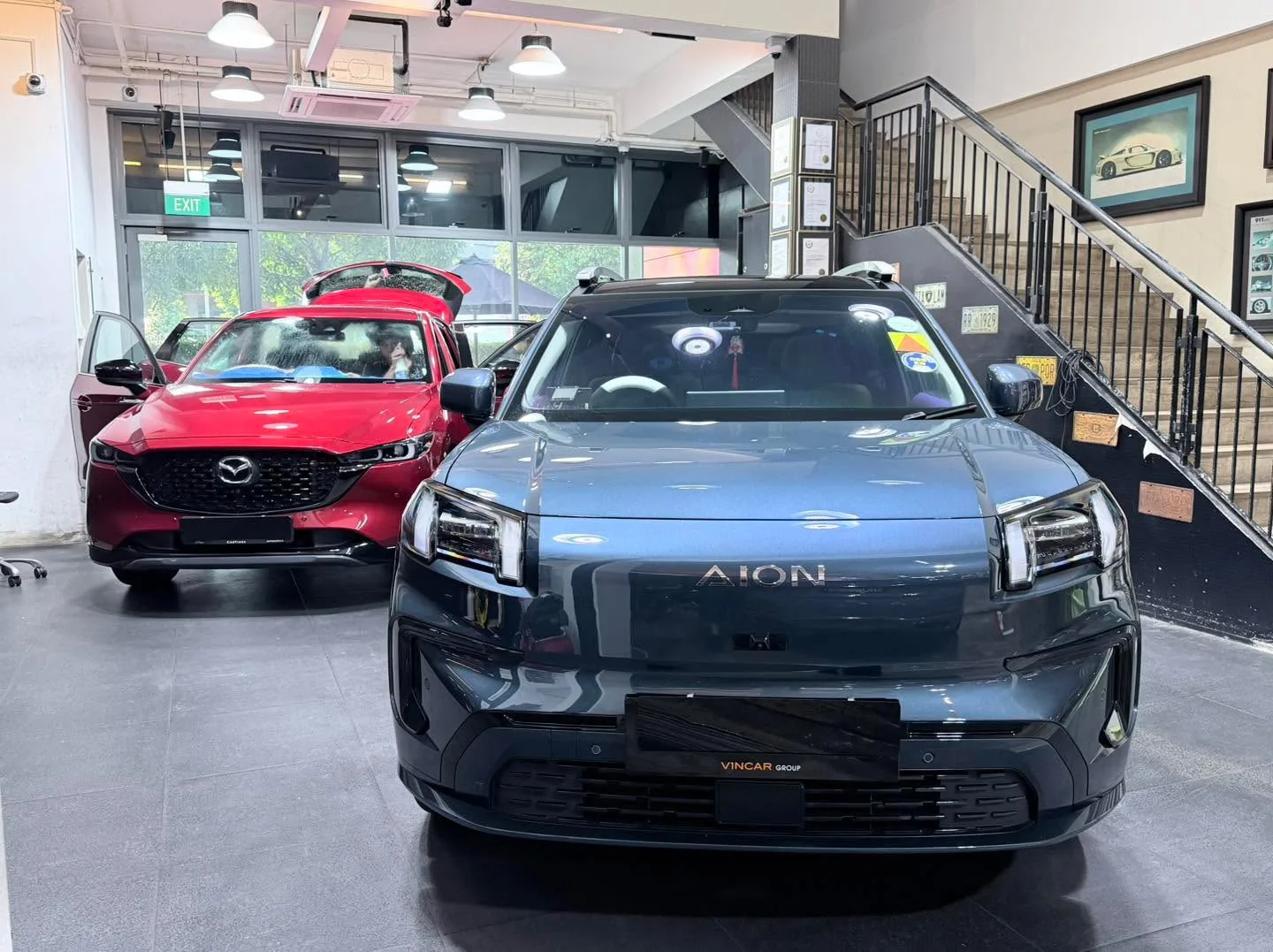 Car with newly tinted windows at Infratint, 3 Aug 2026