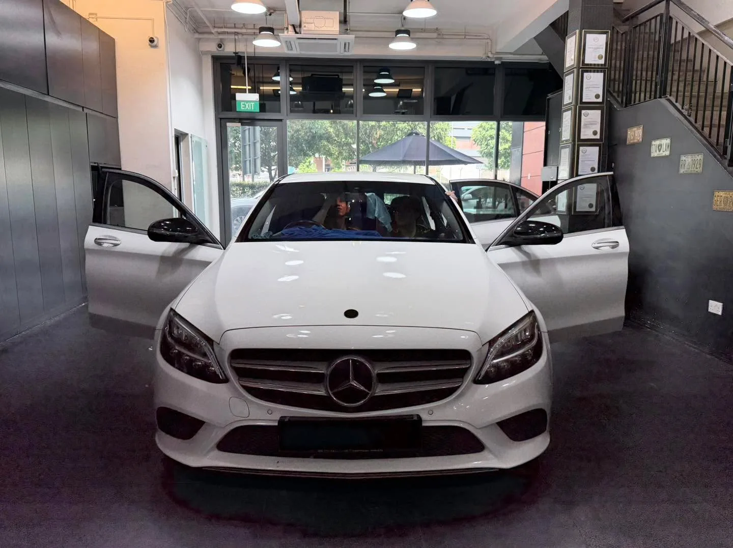 Car with newly tinted windows at Infratint, 11 Aug 2026
