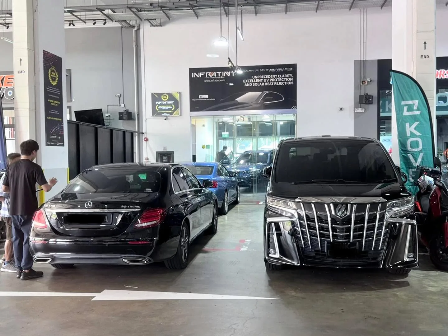 Car with newly tinted windows at Infratint, 17 Aug 2026