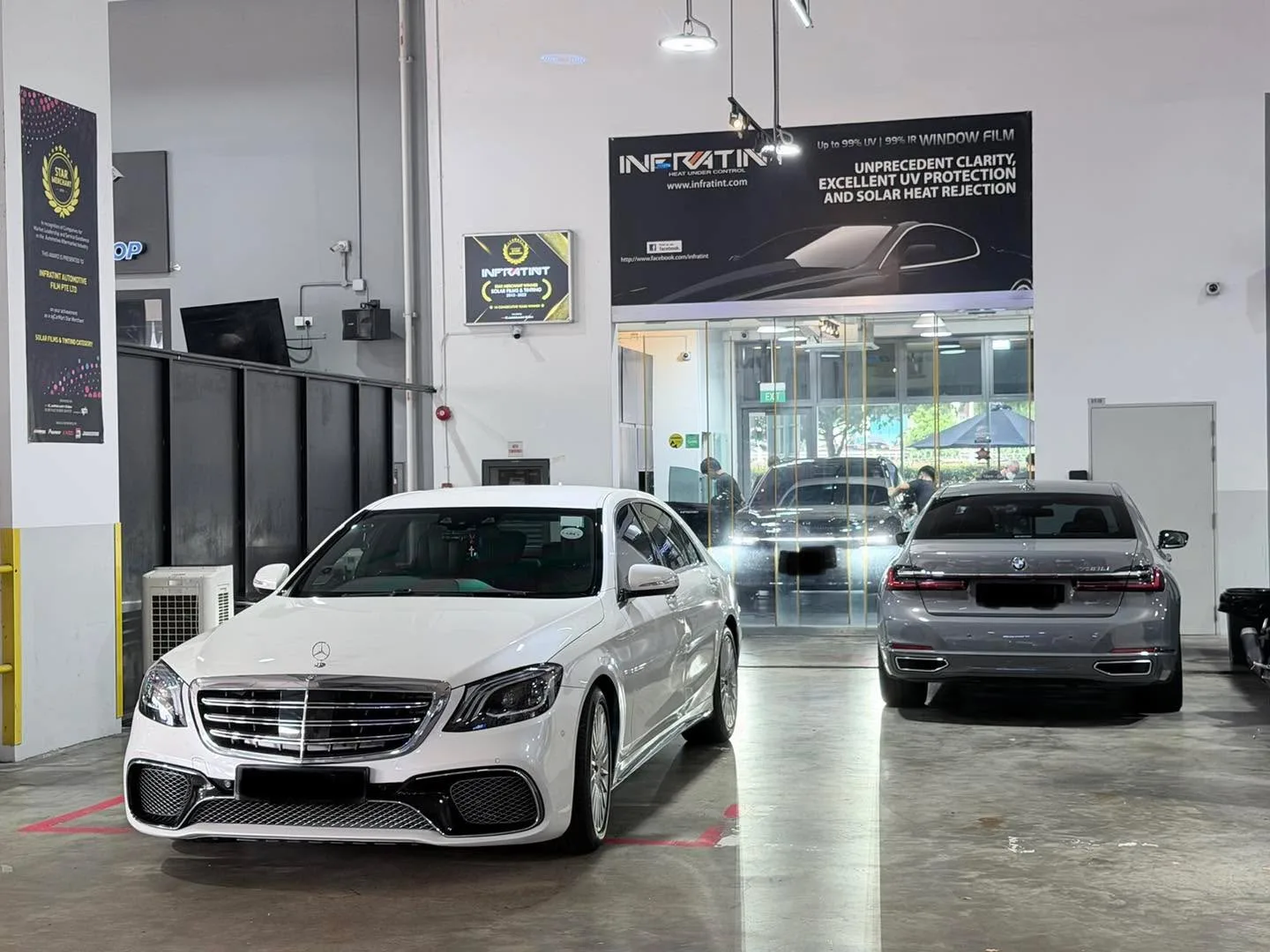 Car with newly tinted windows at Infratint, 1 Sep 2026