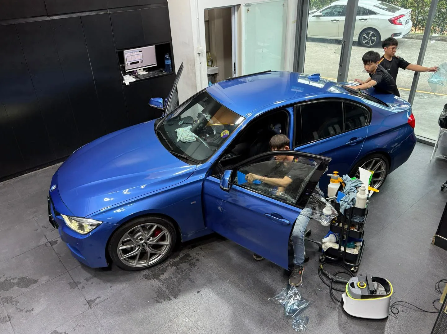 Car with newly tinted windows at Infratint, 9 Sep 2026
