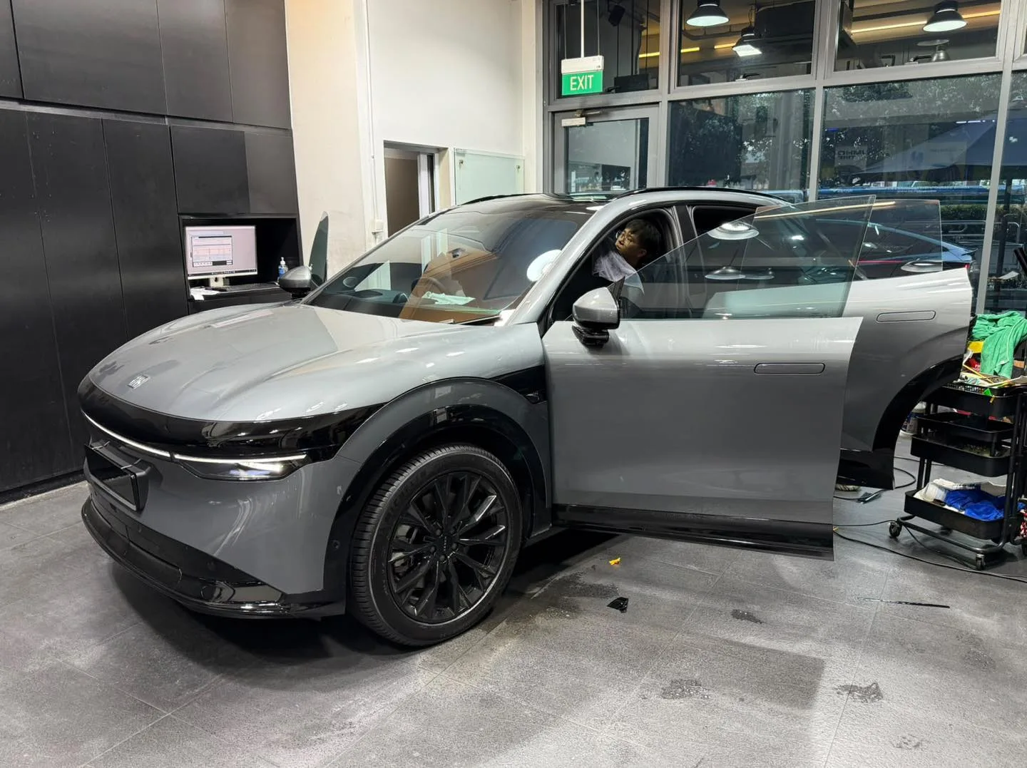 Car with newly tinted windows at Infratint, 9 Sep 2026