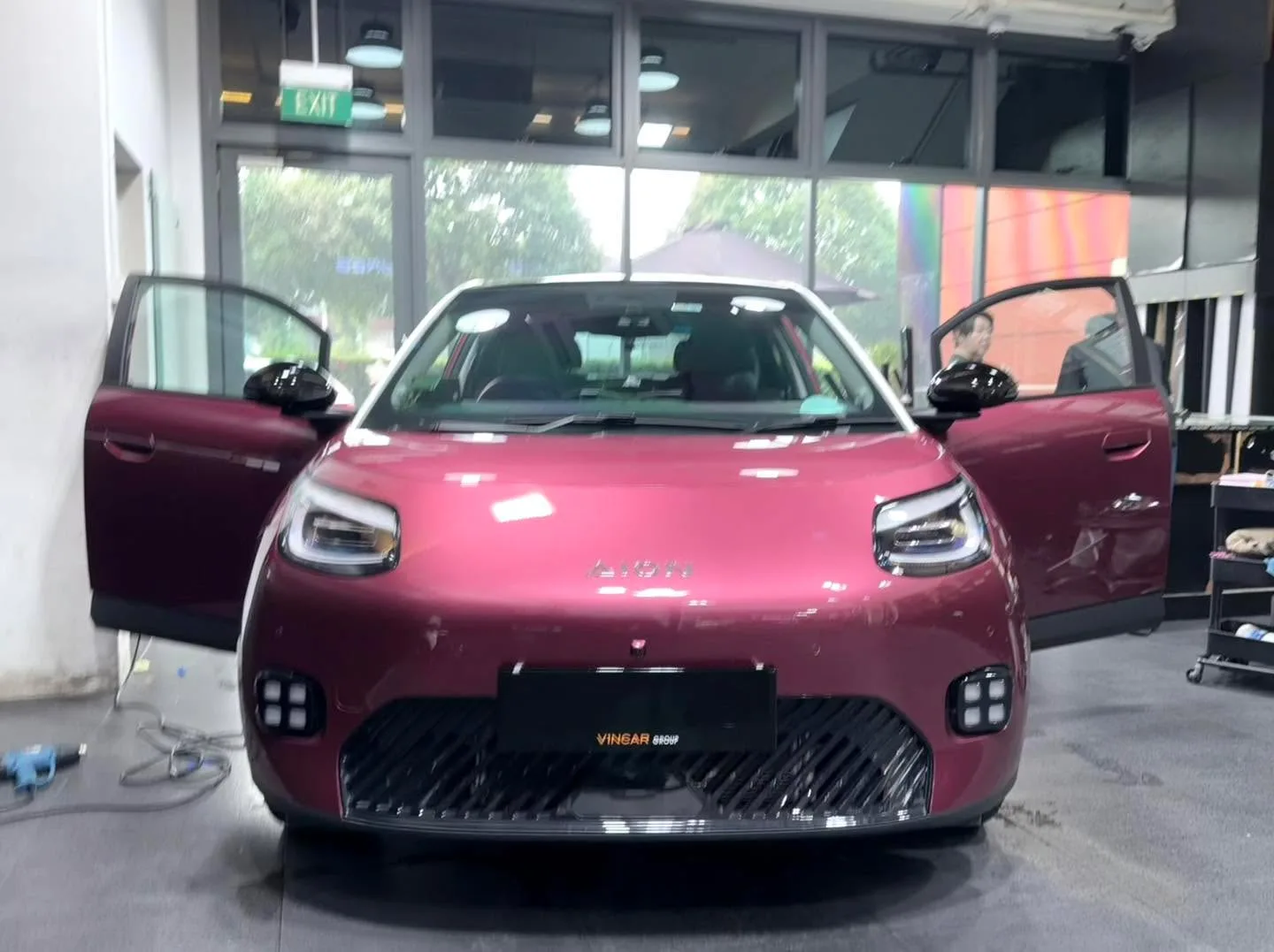 Car with newly tinted windows at Infratint, 14 Sep 2026