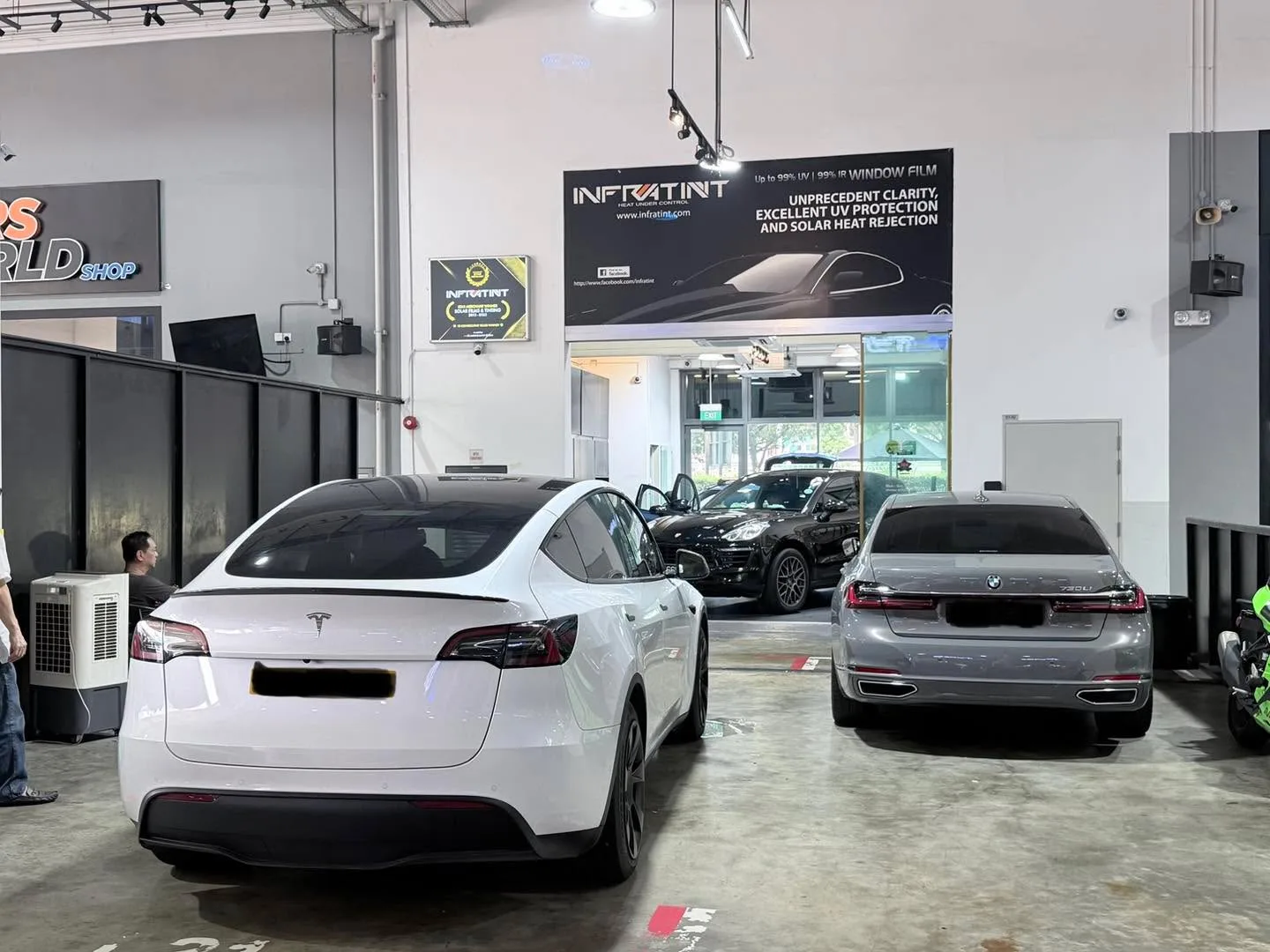 Car with newly tinted windows at Infratint, 15 Sep 2026