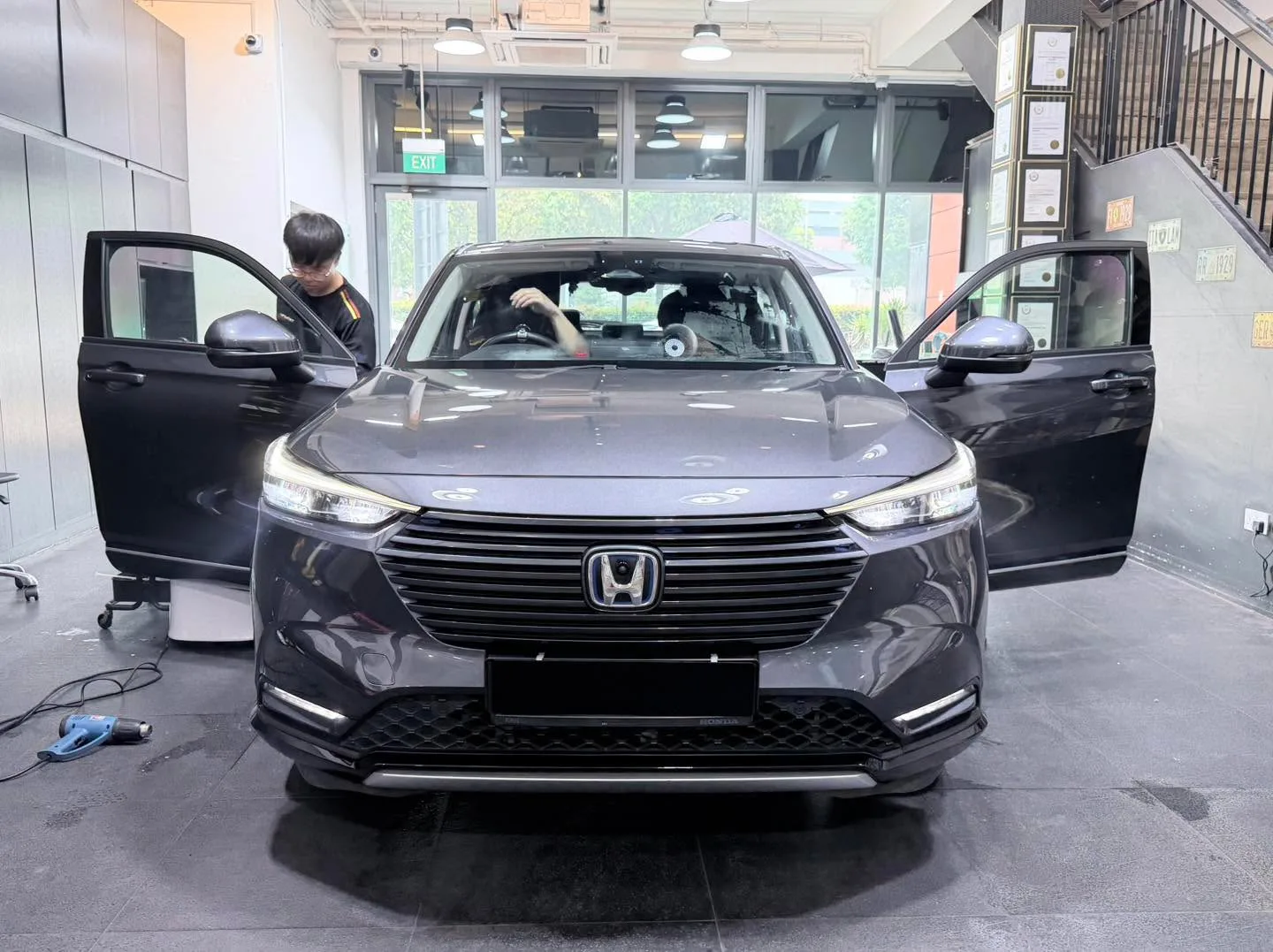 Car with newly tinted windows at Infratint, 9 Oct 2026