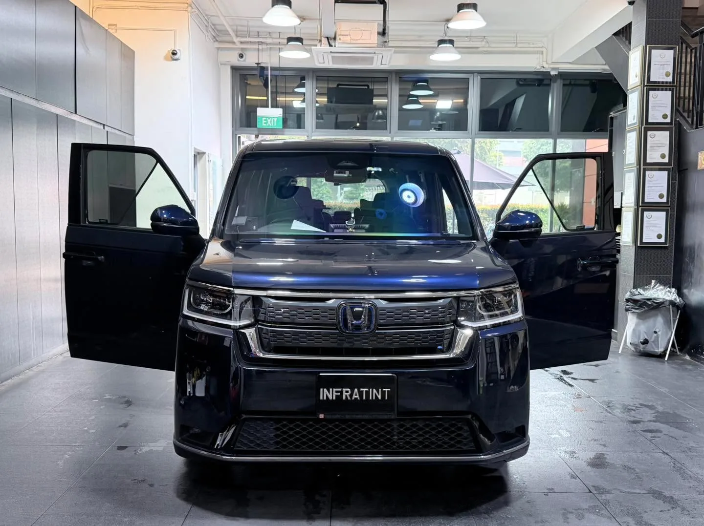 Car with newly tinted windows at Infratint, 12 Oct 2026