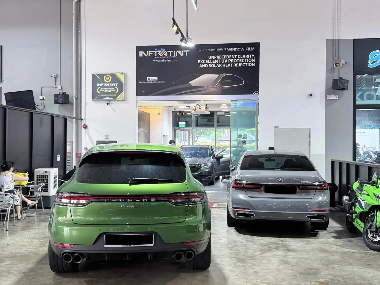 Car with newly tinted windows at Infratint, 21 Oct 2026