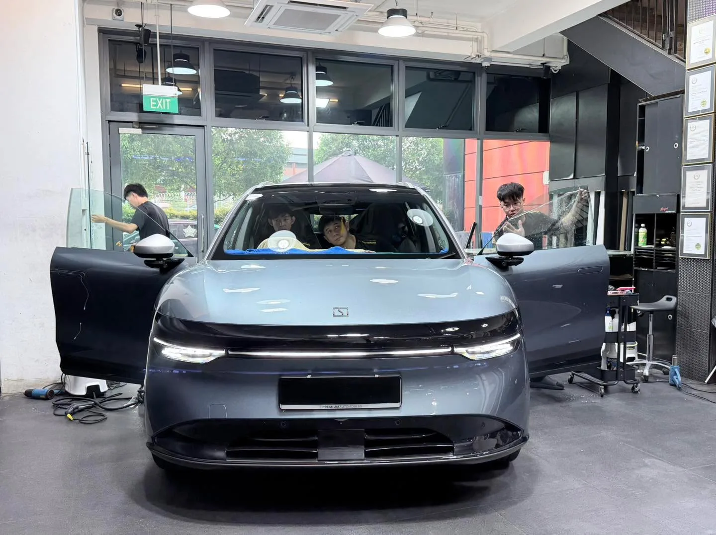 Car with newly tinted windows at Infratint, 26 Oct 2026