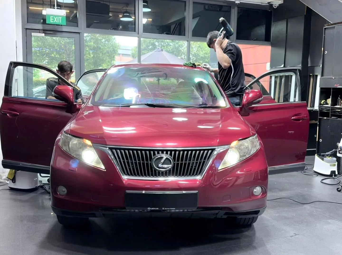 Car with newly tinted windows at Infratint, 26 Oct 2026