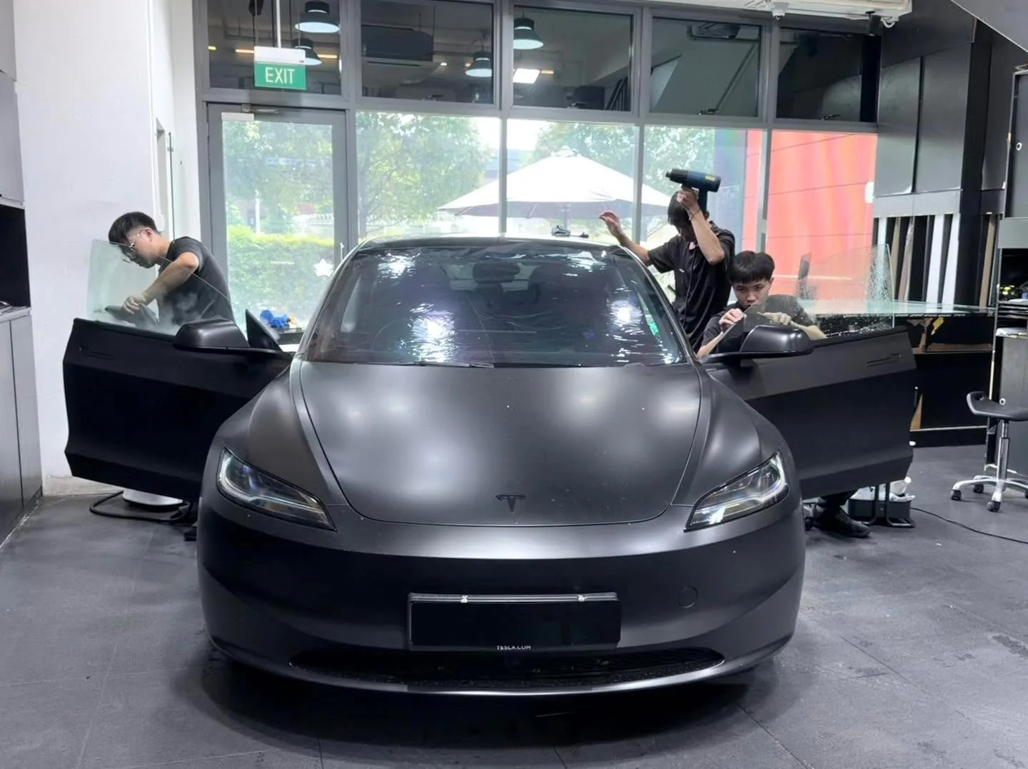 Car with newly tinted windows at Infratint, 31 Oct 2026