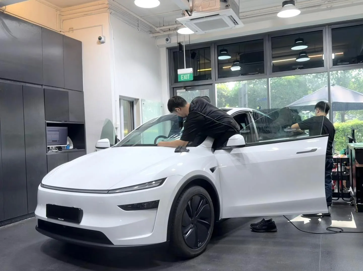 Car with newly tinted windows at Infratint, 31 Oct 2026