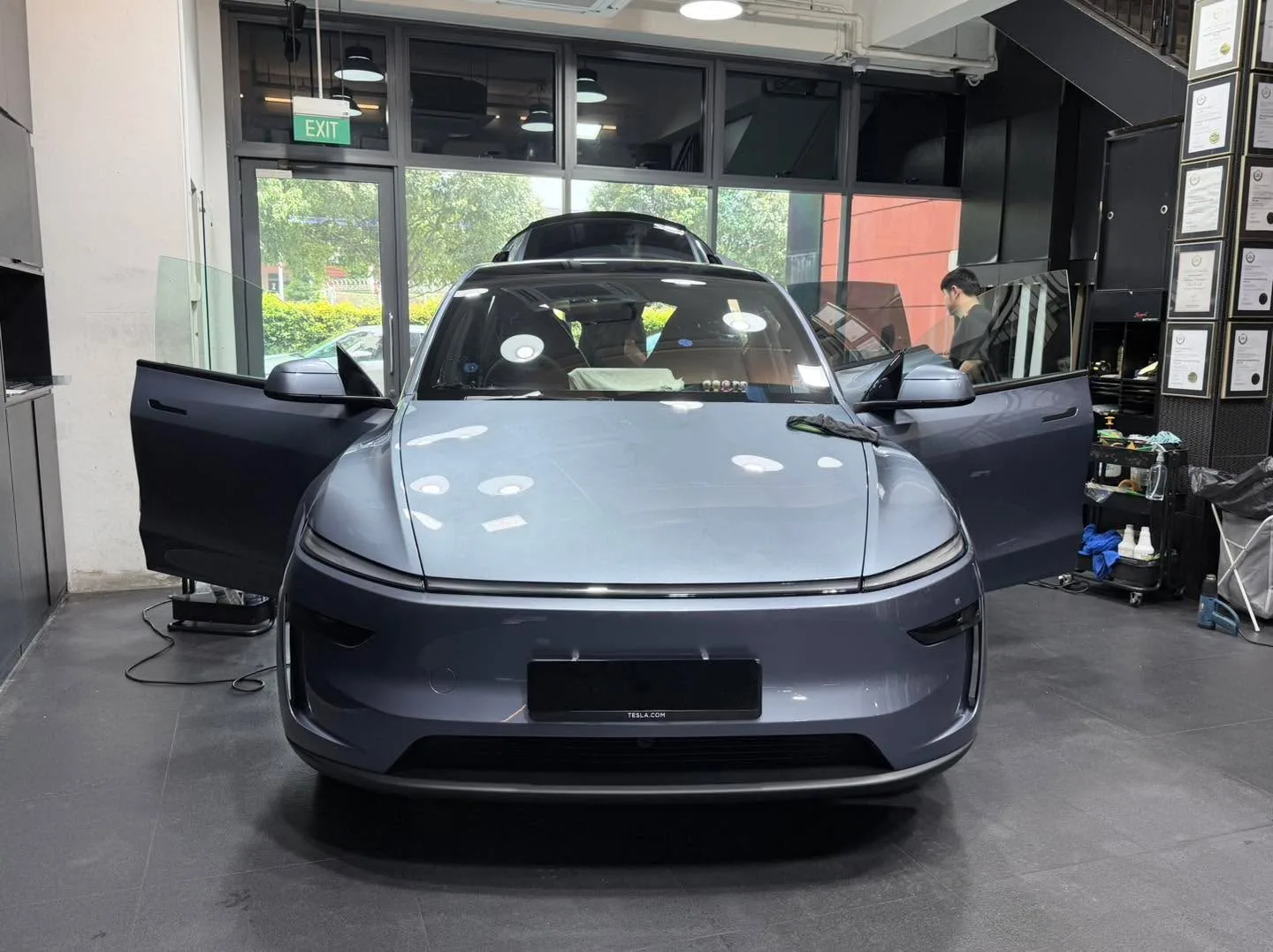 Car with newly tinted windows at Infratint, 31 Oct 2026