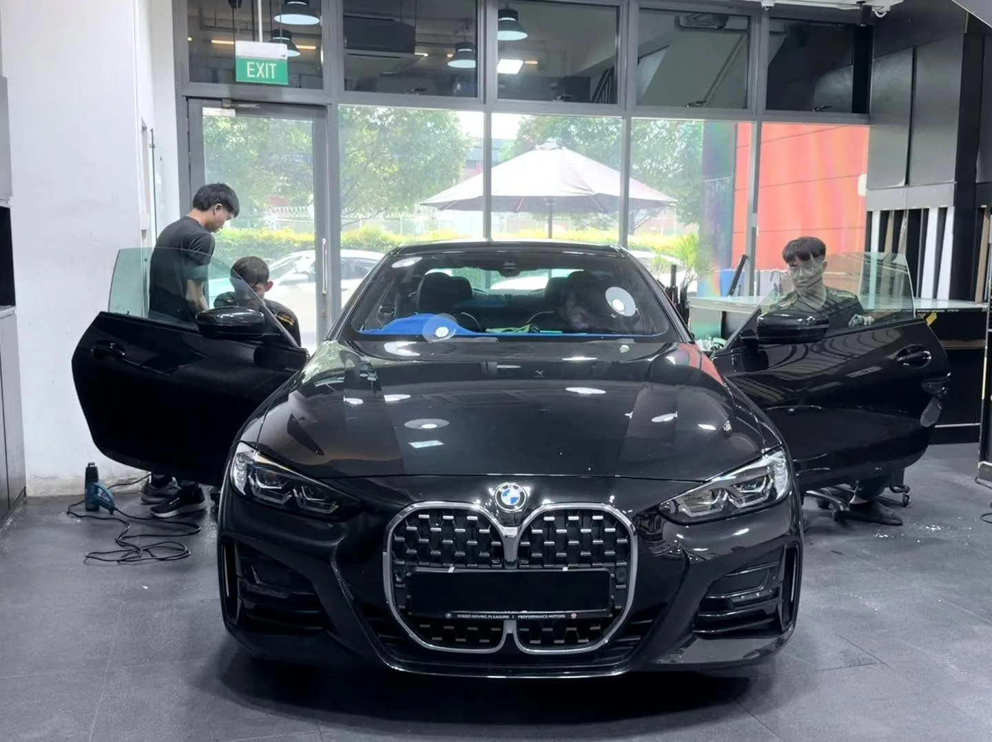 Car with newly tinted windows at Infratint, 31 Oct 2026