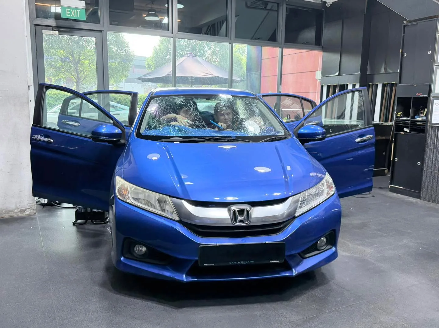 Car with newly tinted windows at Infratint, 31 Oct 2026