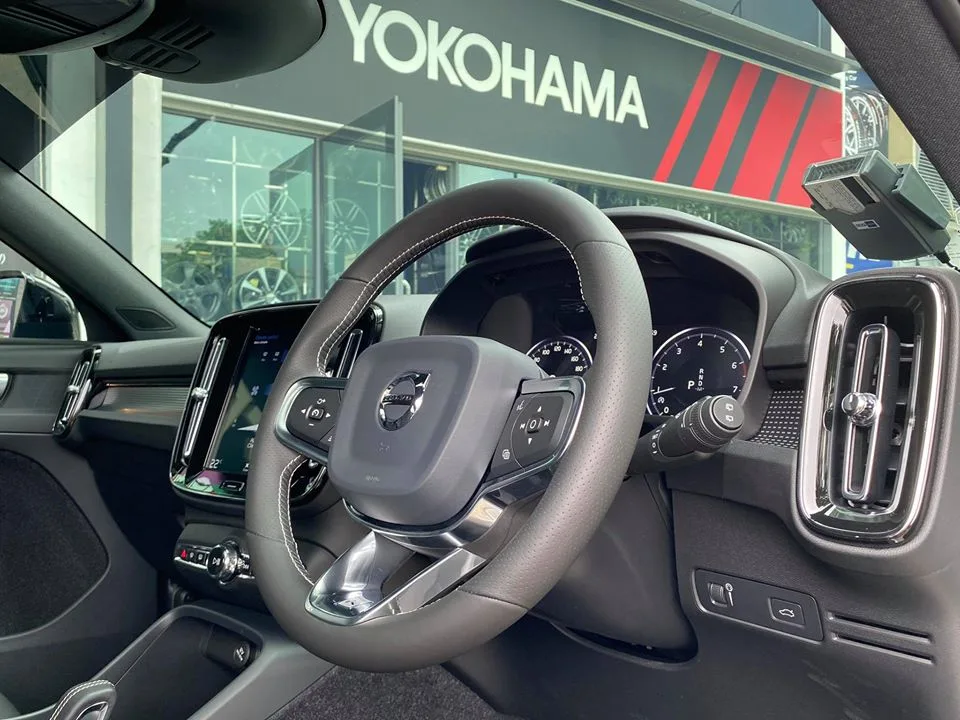 Volvo XC40 steering wheel and dashboard interior at Infratint Singapore